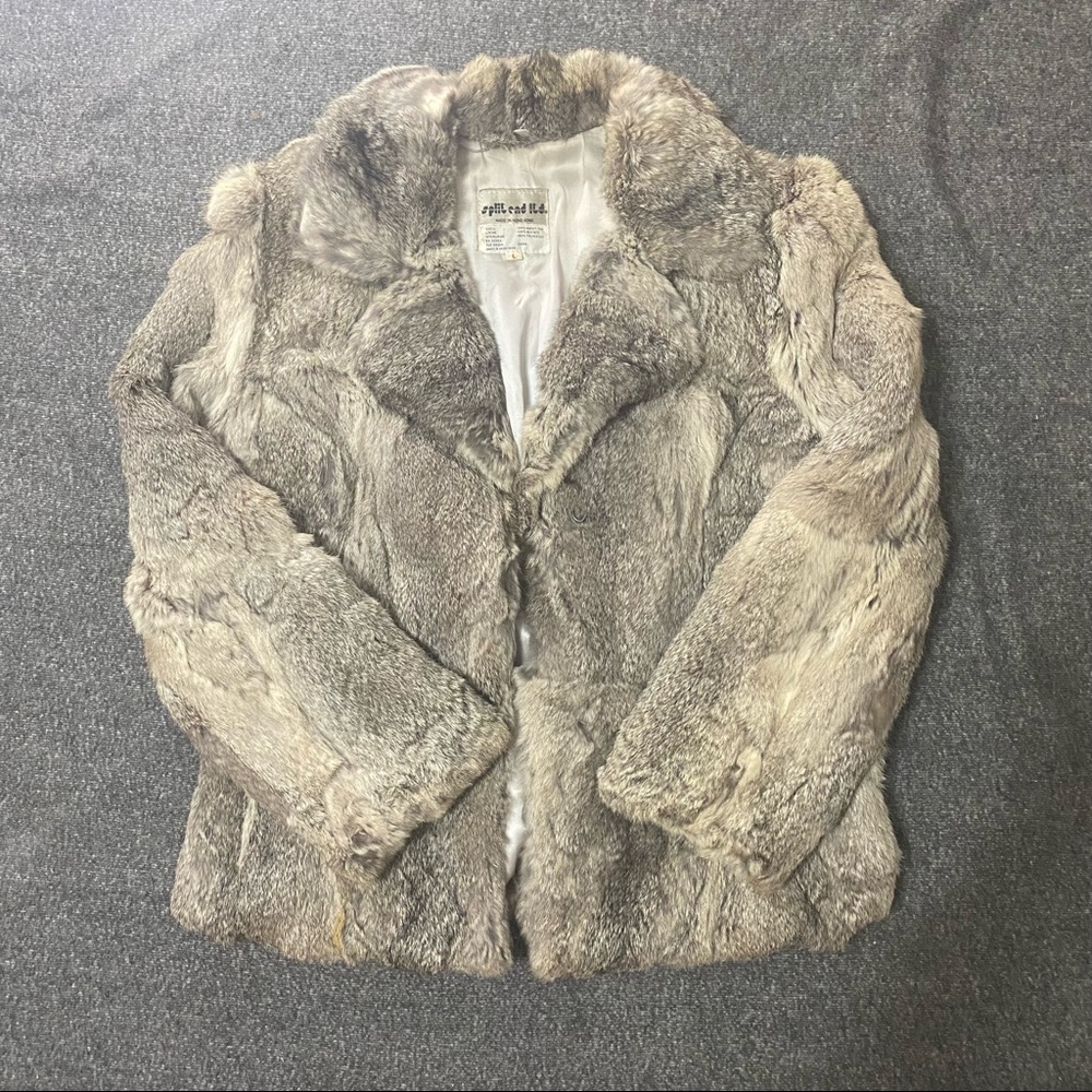 Real Rabbit Fur Coat - Picture 3 of 8